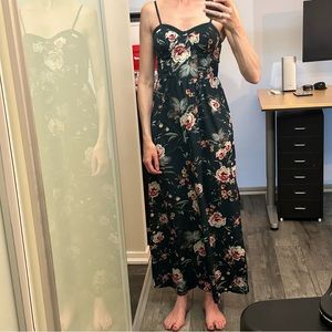 Dark Green Summer dress
